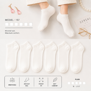 ٦ شرابات ساده كود 157