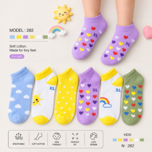 ٦ شرابات اطفال كود 282